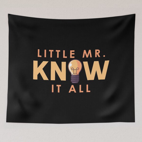 Item preview, Little Mr. Know It All designed and sold by tonstan.
