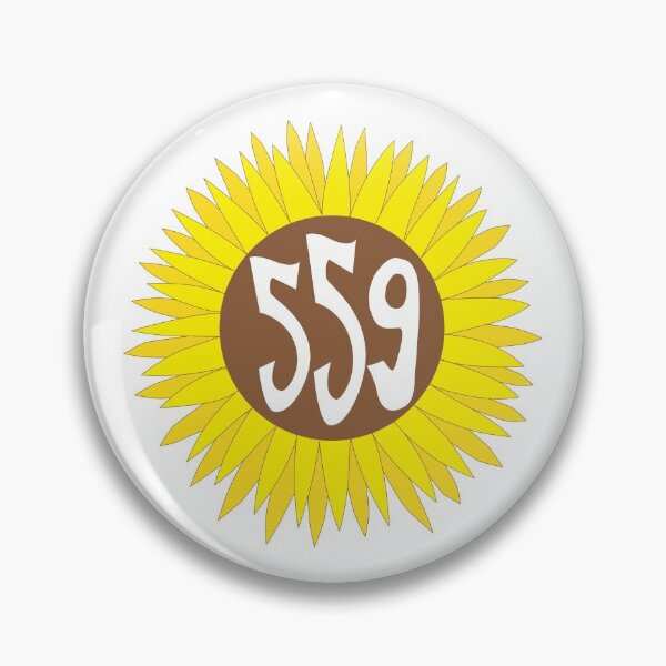 Item preview, Hand Drawn California 559 Area Code Sunflower designed and sold by itsrturn.