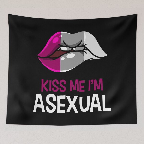 Item preview, Kiss Me I'm Asexual designed and sold by tonstan.