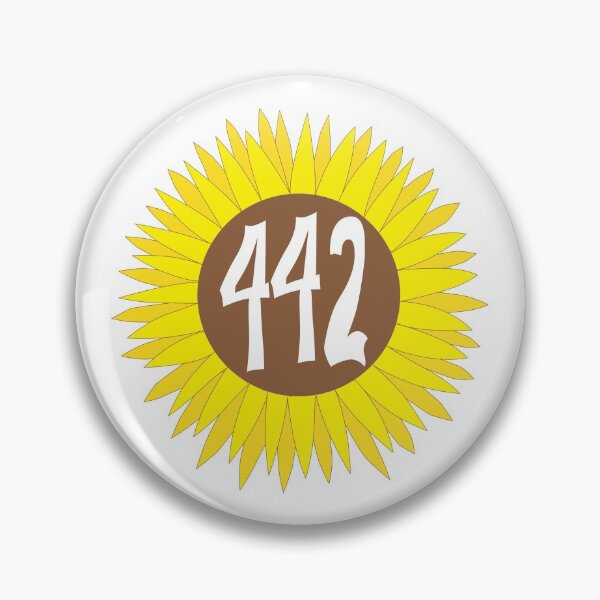 Item preview, Hand Drawn California 442 Area Code Sunflower designed and sold by itsrturn.