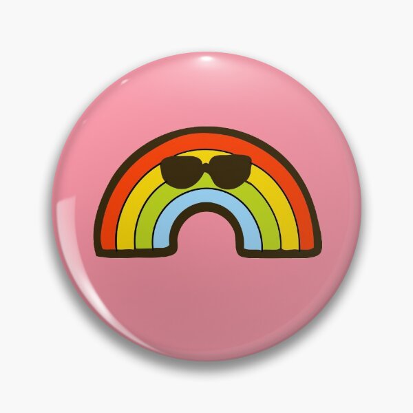 Cool Rainbow Pattern Pin