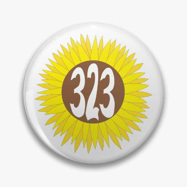 Item preview, Hand Drawn California 323 Area Code Sunflower designed and sold by itsrturn.