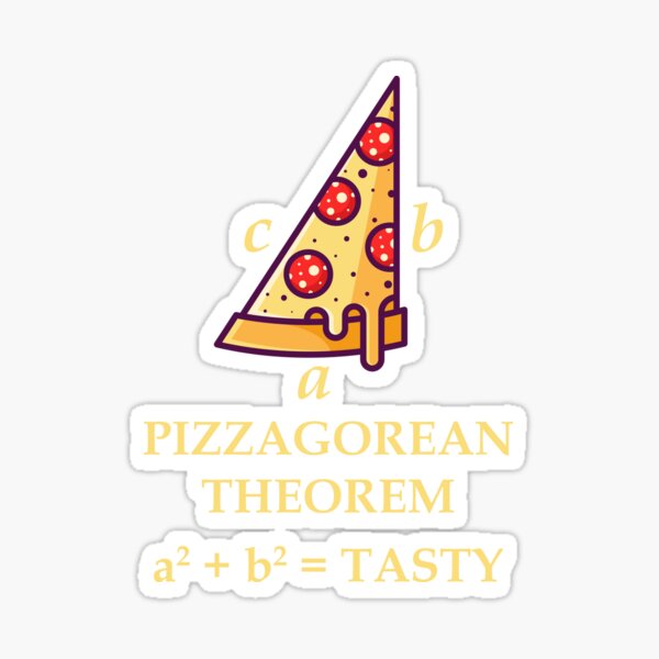 Item preview, Pizzagorean Theorem designed and sold by tonstan.