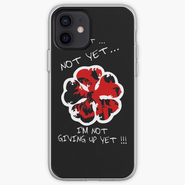 Je ne suis pas encore abandonné, trèfle noir Coque souple iPhone