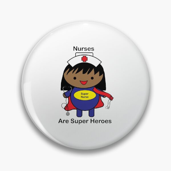 Item preview, Nurses Super Hero African American Black designed and sold by ValeriesGallery.