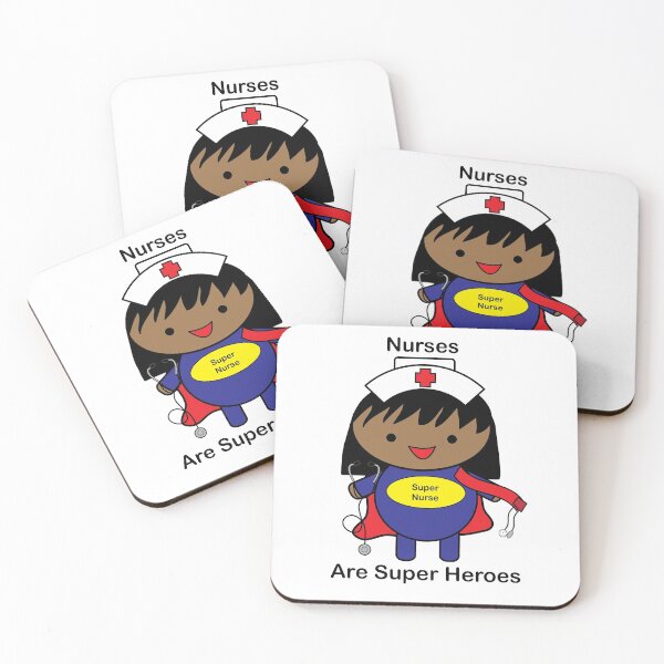 Item preview, Nurses Super Hero African American Black designed and sold by ValeriesGallery.