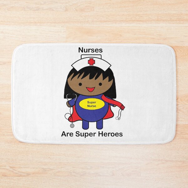 Item preview, Nurses Super Hero African American Black designed and sold by ValeriesGallery.