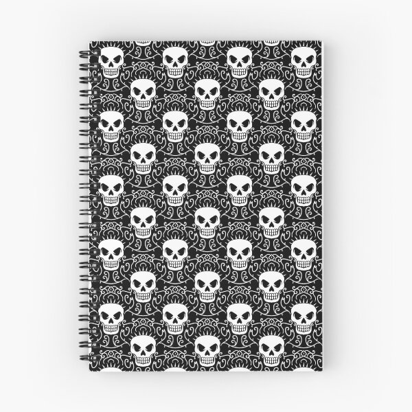 Item preview, Day of the Dead Skull Pattern in Black and White designed and sold by redjaygraphics.