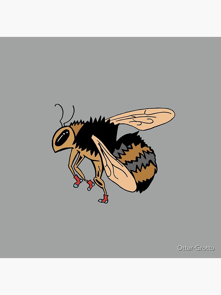 Bumblebee Wearing Red Socks by Otter-Grotto