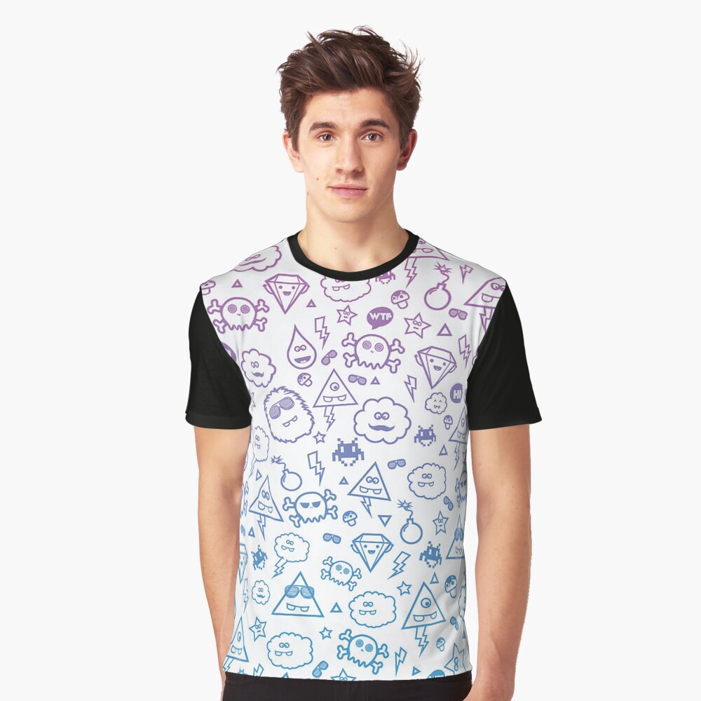 T-shirt graphique « Monstre Pop»