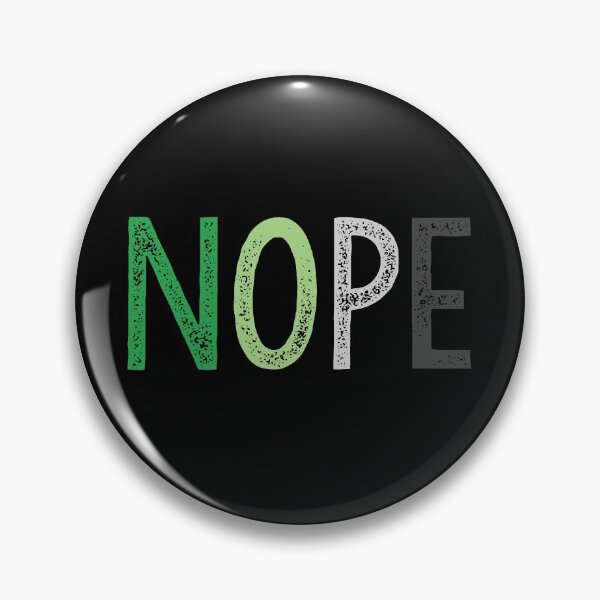Item preview, NOPE. aro 1, woodtype designed and sold by Skyler Orion X.