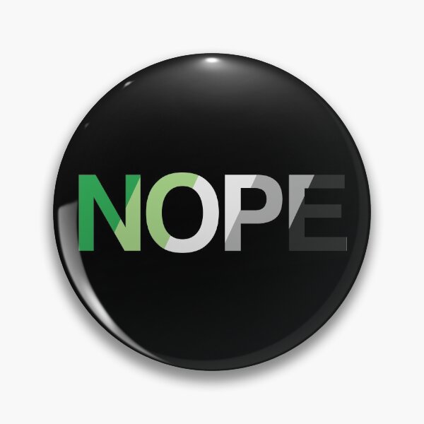 Item preview, NOPE. aro 2, helvetica  designed and sold by Skyler Orion X.