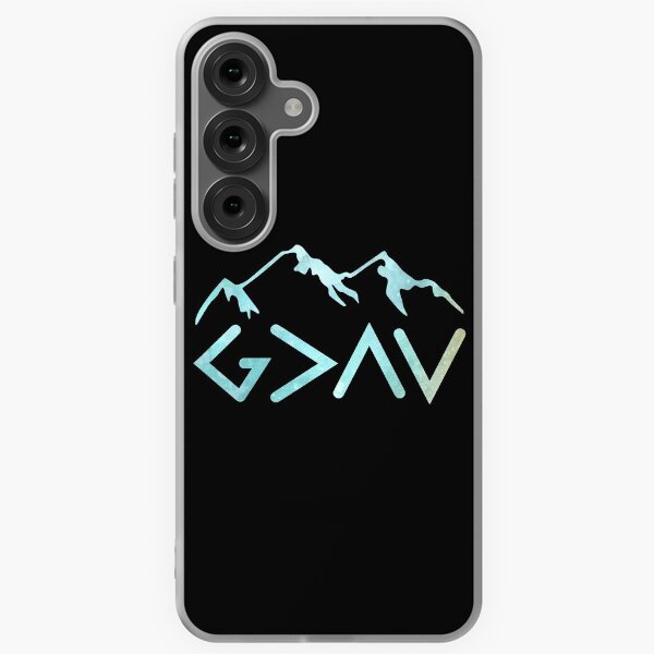 Item preview, God is Greater than the Highs and Lows; Ups and Downs | Christian Quote, Bible Verse | Teal Green designed and sold by ChristianLife.