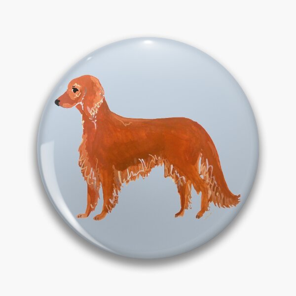Item preview, Red Setter Dog Illustration designed and sold by LIMEZINNIASDES.