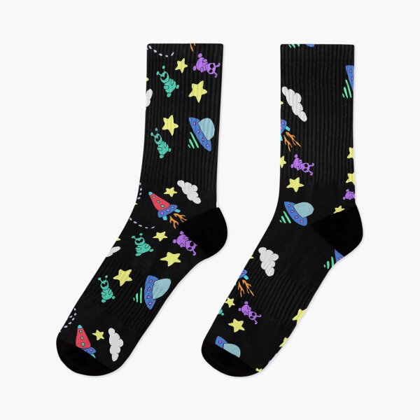 Item preview, Rocket Space Alien Pattern Color designed and sold by LadyTaneli.