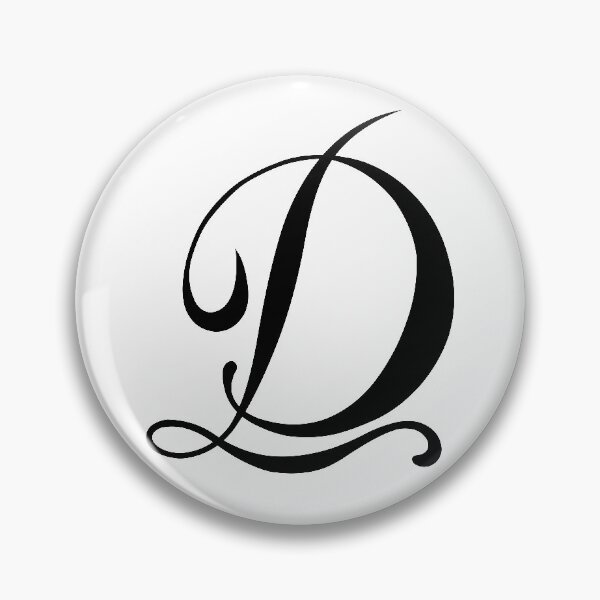 Item preview, Calligraphy Letter Initial D designed and sold by ByJezie.