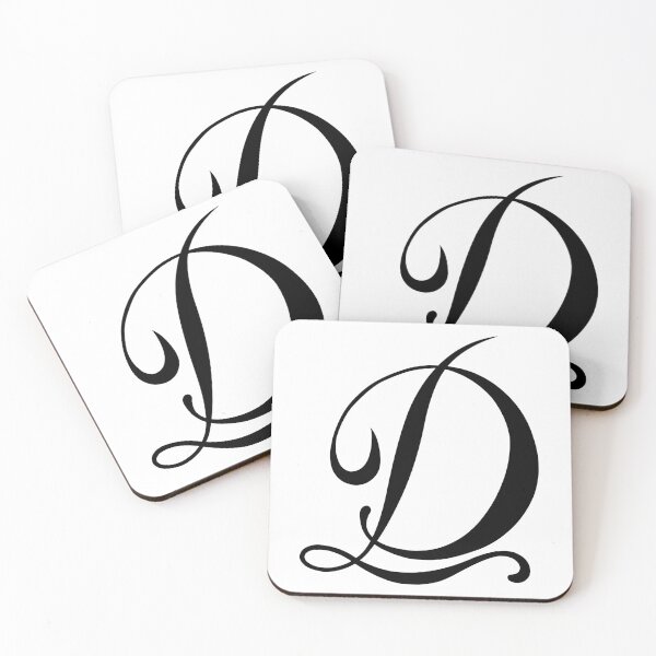 Item preview, Calligraphy Letter Initial D designed and sold by ByJezie.
