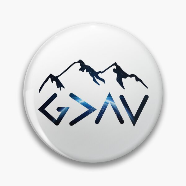 Item preview, God is Greater than the Highs and Lows; Ups and Downs | Christian Quote, Bible Verse | Earth Space designed and sold by ChristianLife.