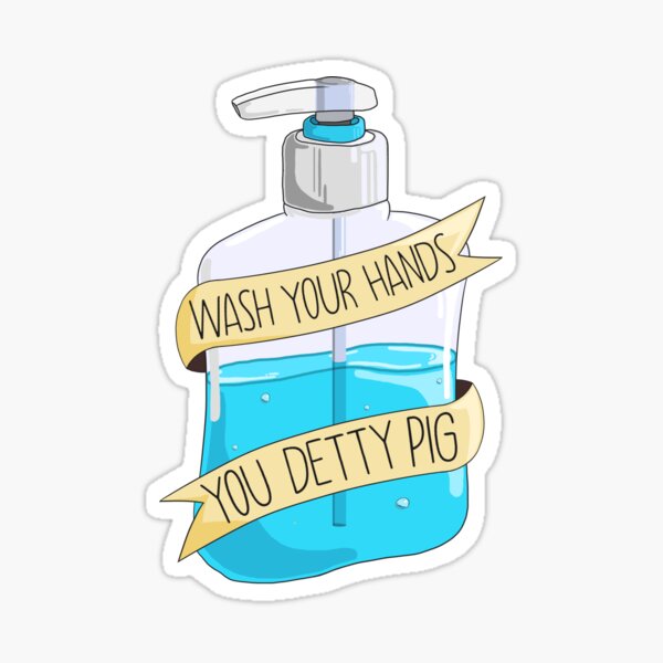Item preview, Wash your hands you detty pig Soap Corona Virus designed and sold by tomfewings.