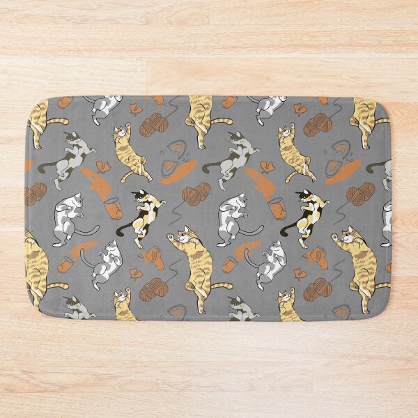 Item preview, Cats dance with grey background  designed and sold by Thiti.