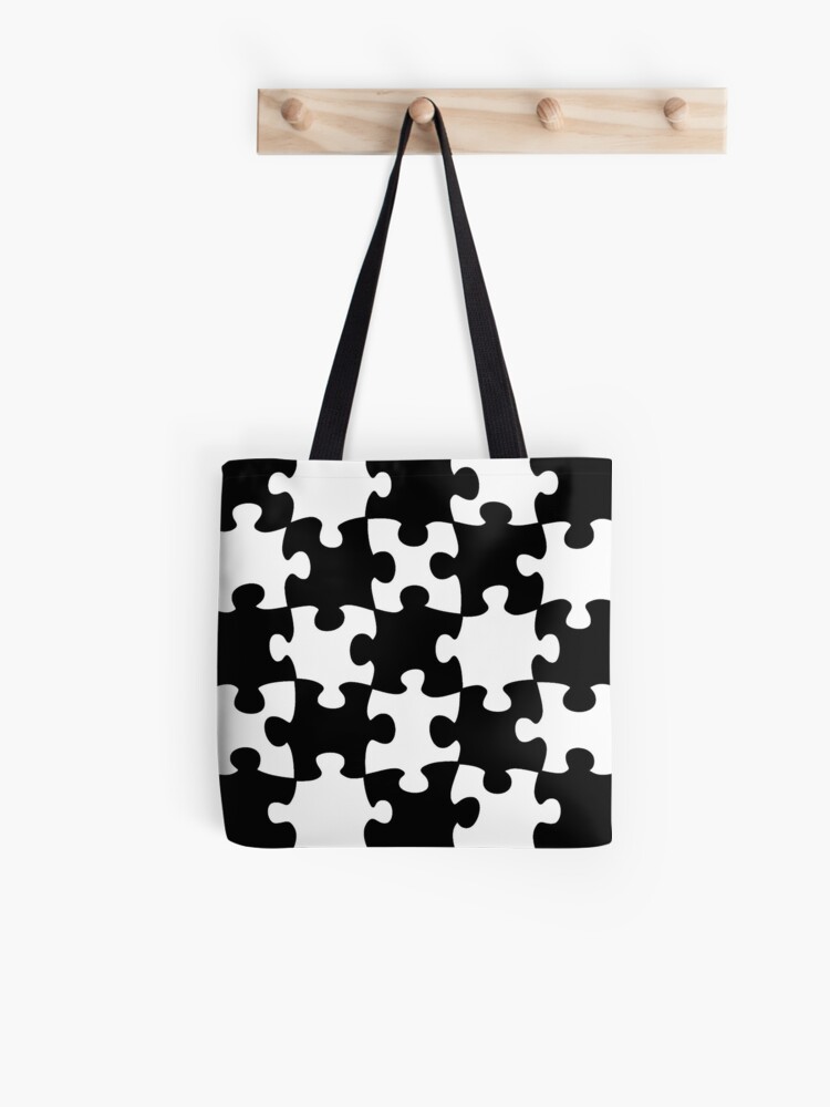 jigsaw tote bag