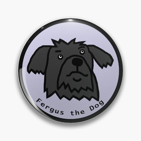 Item preview, Fergus the Dog Portrait designed and sold by ellenhenry.