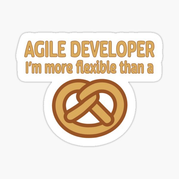 Agile Developer. Sticker
