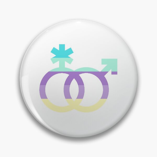 Item preview, mlnb, interlocking symbols with astroidian flag designed and sold by Skyler Orion X.