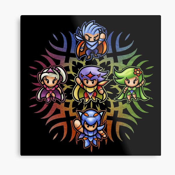 FF4 To the Center of the Moon Metal Print