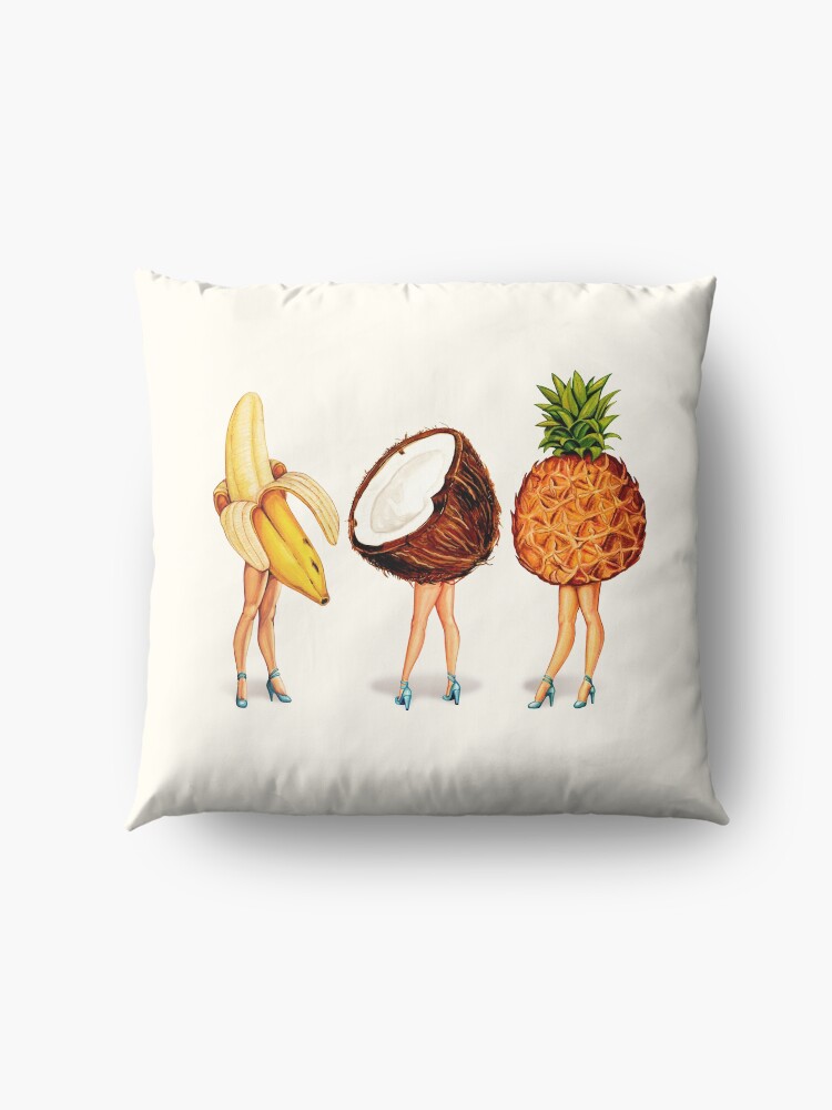 Alternate view of Fruit Stand: Tropical Girls Floor Pillow