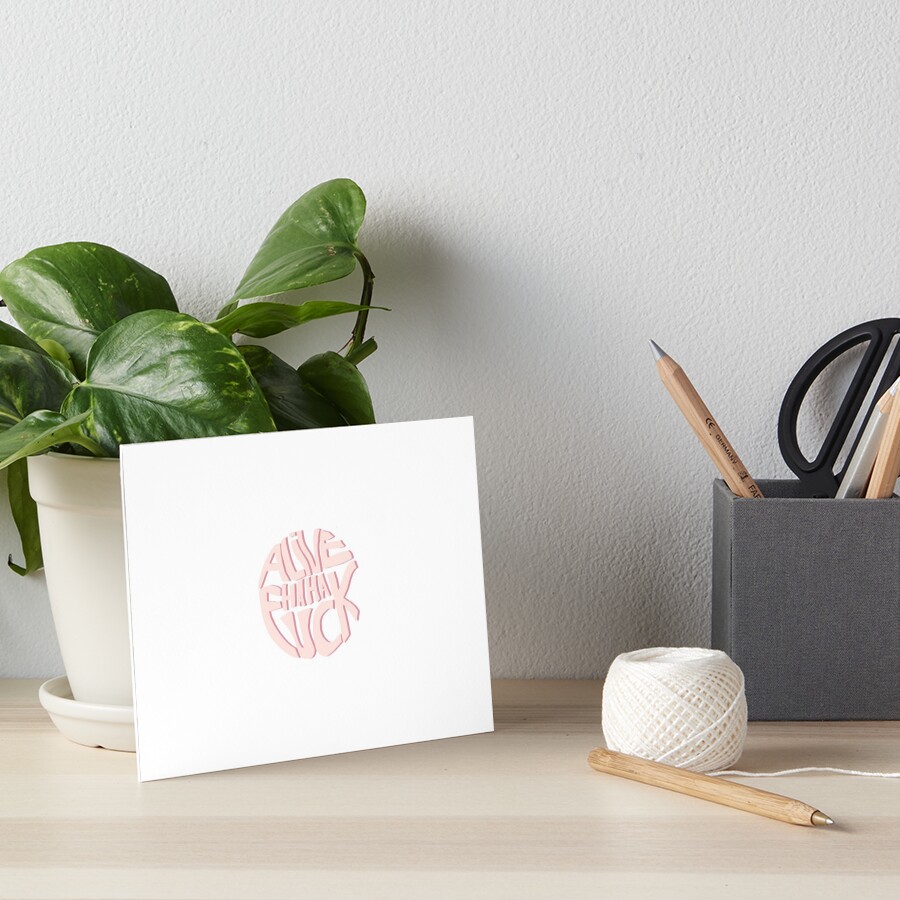 "Alternative for "live laugh love" sign " Art Board Print for Sale by