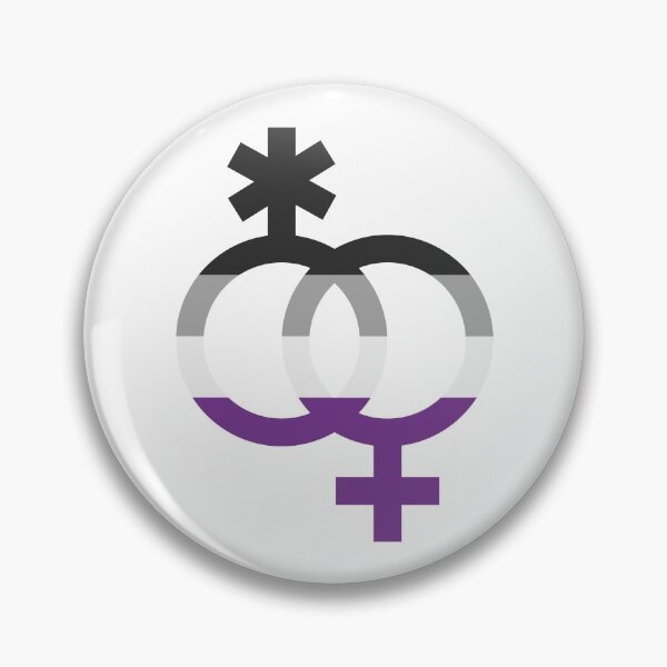 Item preview, nblw/wlnb & ace, interlocking symbols with asexual flag designed and sold by Skyler Orion X.
