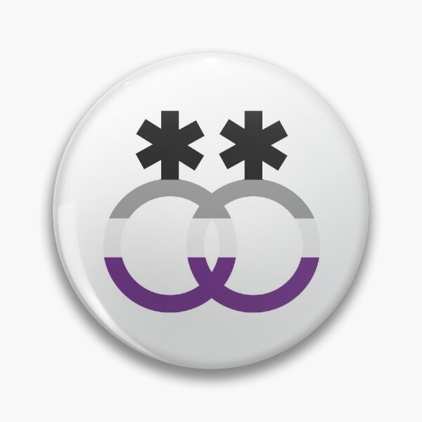 Item preview, nblnb & ace, interlocking symbols with asexual flag designed and sold by Skyler Orion X.
