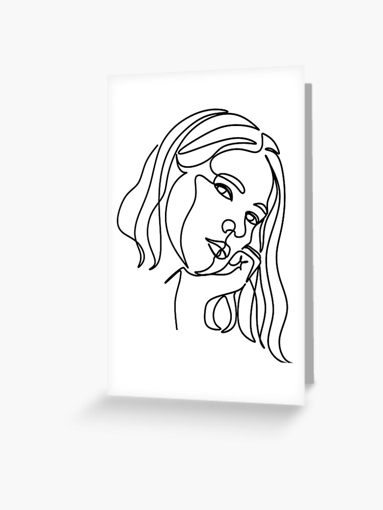 sketch Woman Line Art Minimalist Logo. Nature... - Stock Illustration  [106602882] - PIXTA