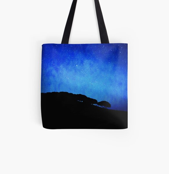 Stars All Over Print Tote Bag