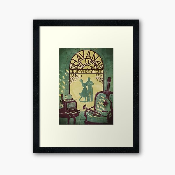 Vista previa del artículo con la obra «Havana Blues Cuba Salsa Dance», diseñado y vendido por digitalvintage.
