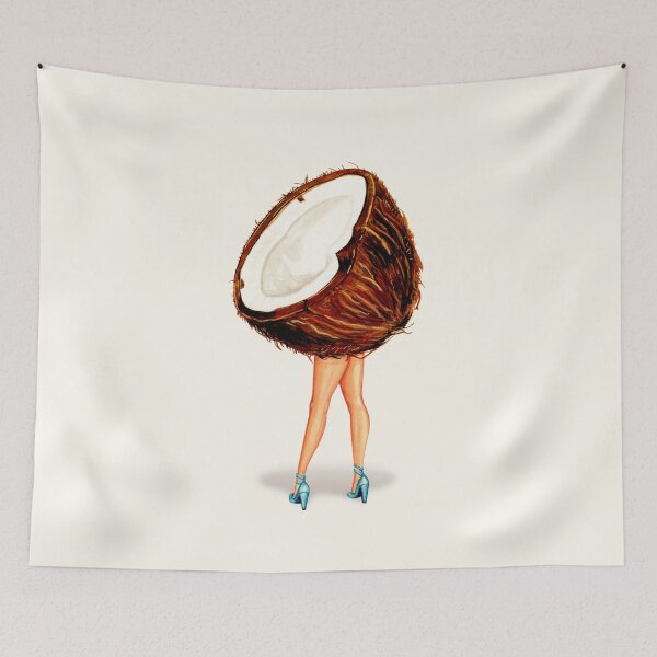Item preview, Coconut Pin-Up designed and sold by Kelly  Gilleran.