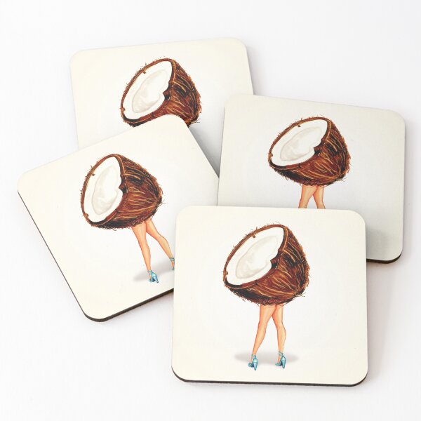 Item preview, Coconut Pin-Up designed and sold by Kelly  Gilleran.