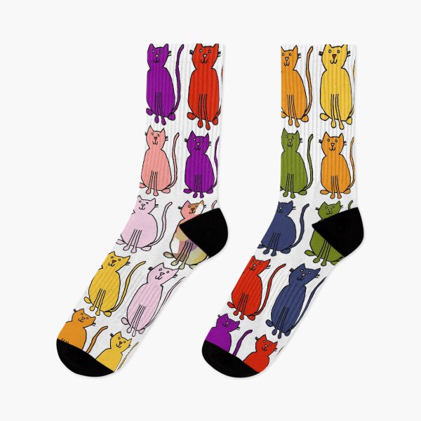 Item preview, Clowder of Cats in a Rainbow of Colour designed and sold by ellenhenry.