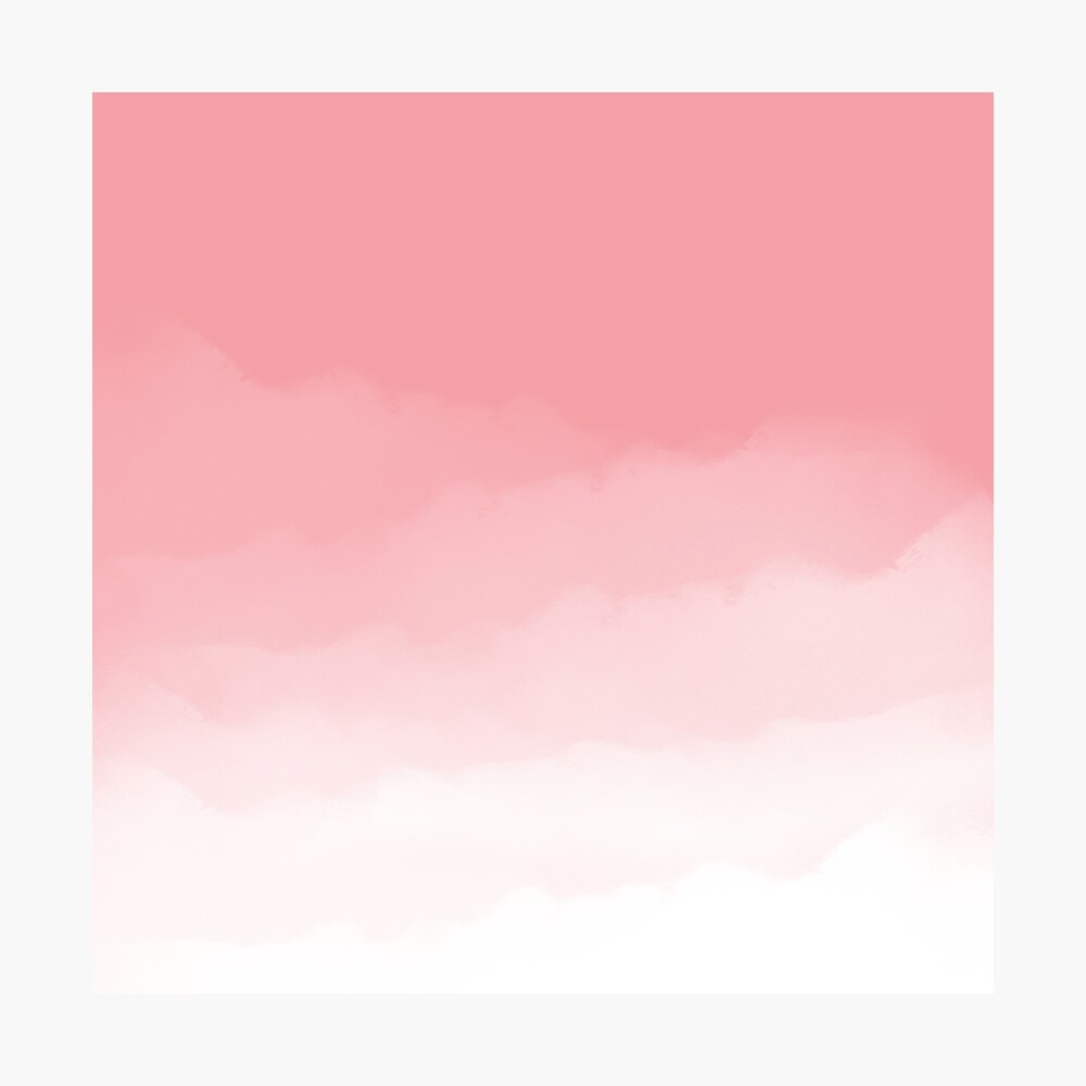 Pink Watercolor Ombre (pink/white)