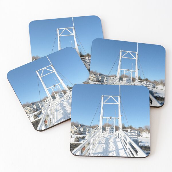 Item preview, Ogunquit Harbor Bridge Under Snow designed and sold by Ray Cardello.