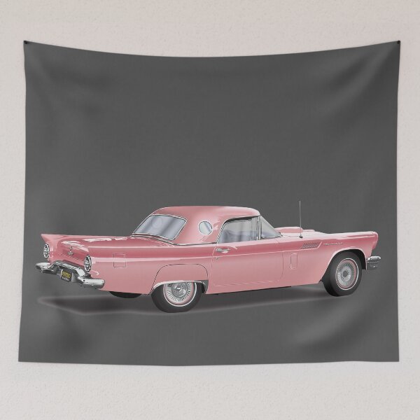 Item preview, 1957 Ford Thunderbird Classic Salmon Pink designed and sold by StuffInBetween.