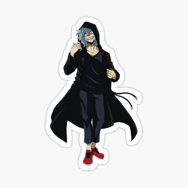 Tomura Shigaraki Bnha Sticker By Rxe11 Redbubble - tomura shigaraki shirt roblox