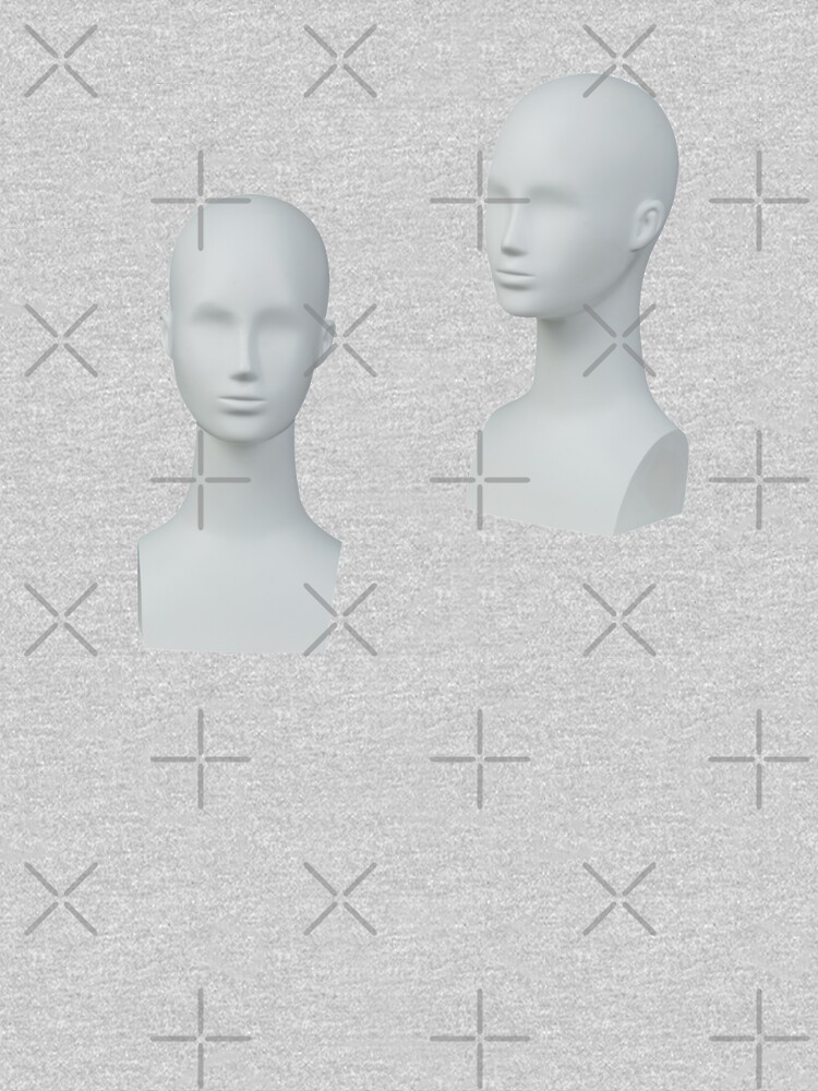 "Mannequin Head Stickers" Pullover Hoodie by GiltchHorror Redbubble