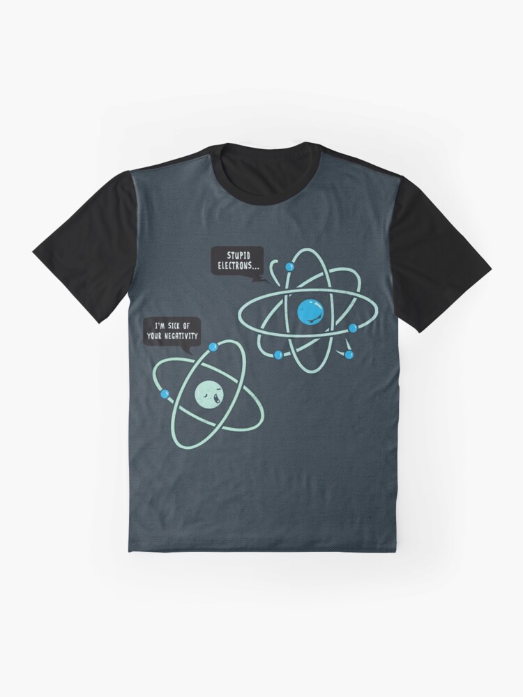 Alternate view of Negative Atom Graphic T-Shirt