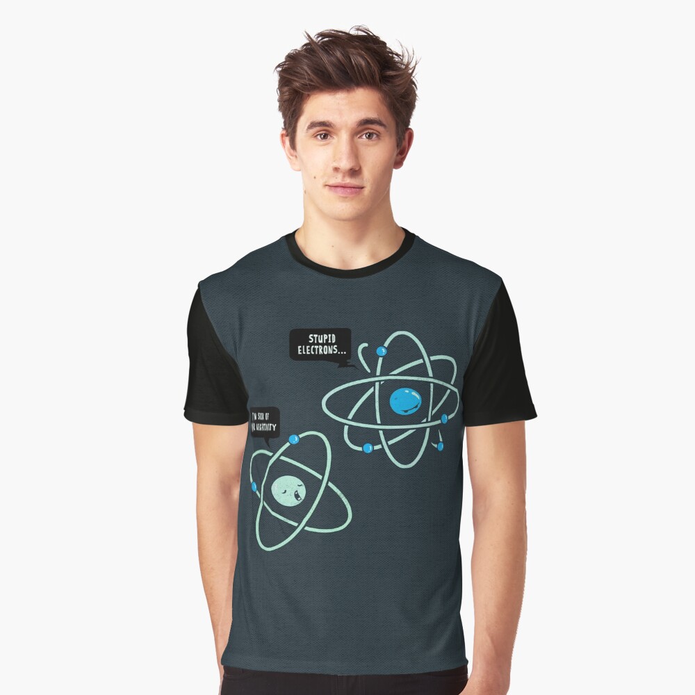 Negative Atom Graphic T-Shirt