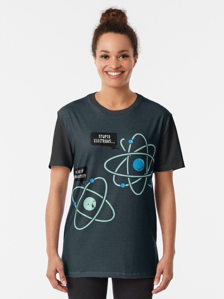 Alternate view of Negative Atom Graphic T-Shirt