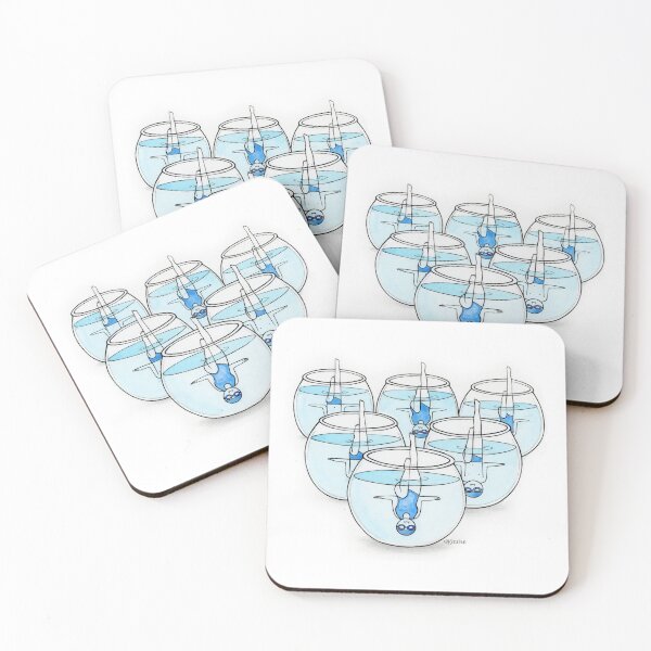 Item preview, synchronized swimmers in quarantine designed and sold by Kirsten Kramer.