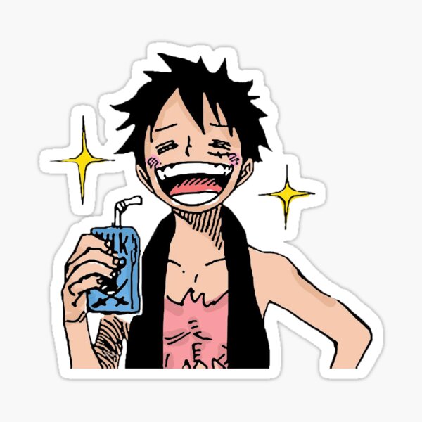 OnePiece LUFFY MILK Sticker