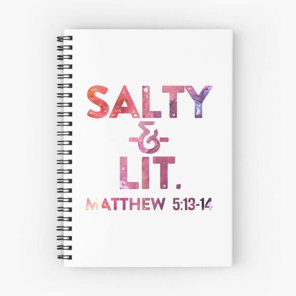 Item preview, Salty & Lit | Christian Gift Ideas | | Bible Verse | Abstract Colors designed and sold by ChristianLife.